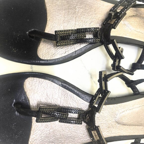 Nine West Strappy Embellished Sandals - Picture 3 of 7